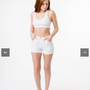 White not just a trail short